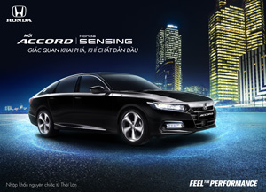 Honda Việt Nam giới thiệu phiên bản mới Honda Accord –  Giác quan khai phá, khí chất dẫn đầu