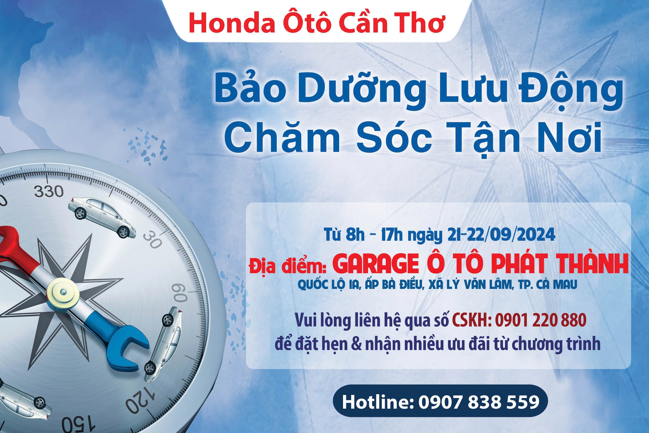 [SỰ KIỆN PM MOBILE] BẢO DƯỠNG LƯU ĐỘNG TẠI TP. CÀ MAU