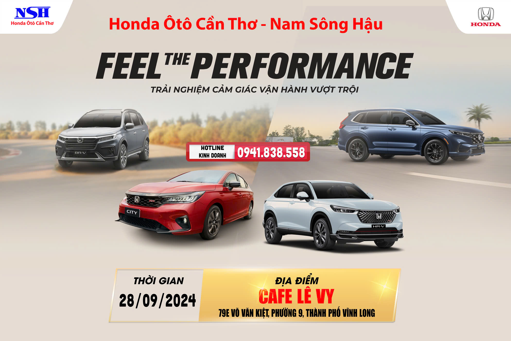 Feel The Performance : Trải nghiệm cảm giác vận hành vượt trội tại Phường 9, Thành Phố Vĩnh Long [28.09.2024]