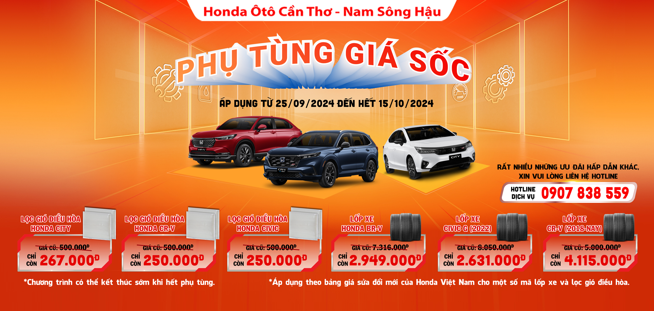 PHỤ TÙNG GIÁ SỐC - GIẢM LÊN ĐẾN 70%