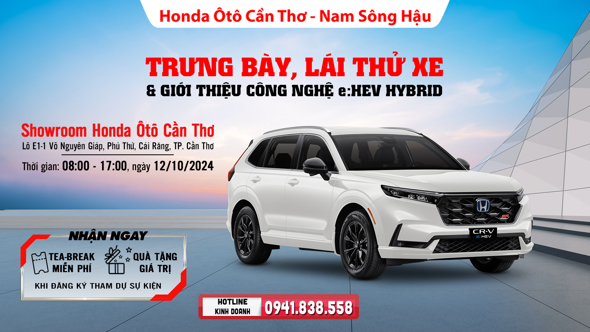 SỰ KIỆN TRƯNG BÀY, LÁI THỬ XE VÀ GIỚI THIỆU CÔNG NGHỆ e:HEV HYBRID