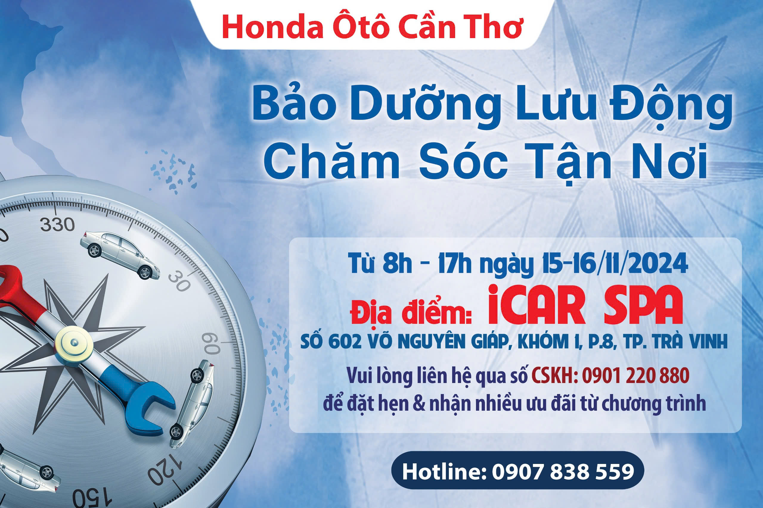 [SỰ KIỆN PM MOBILE] BẢO DƯỠNG LƯU ĐỘNG TẠI TP. TRÀ VINH