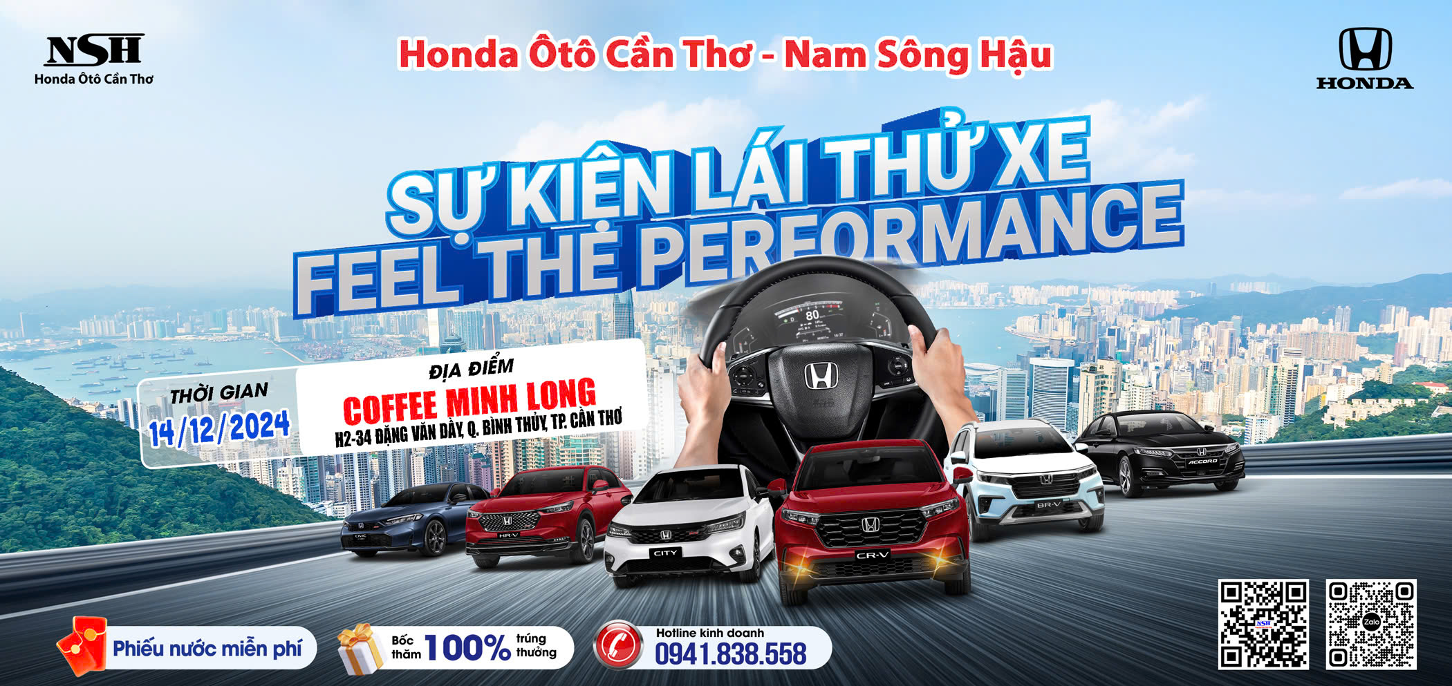 FEEL THE PERFORMANCE : Trải nghiệm cảm giác vận hành vượt trội tại Quận Bình Thủy, Thành Phố Cần Thơ [14.12.2024]