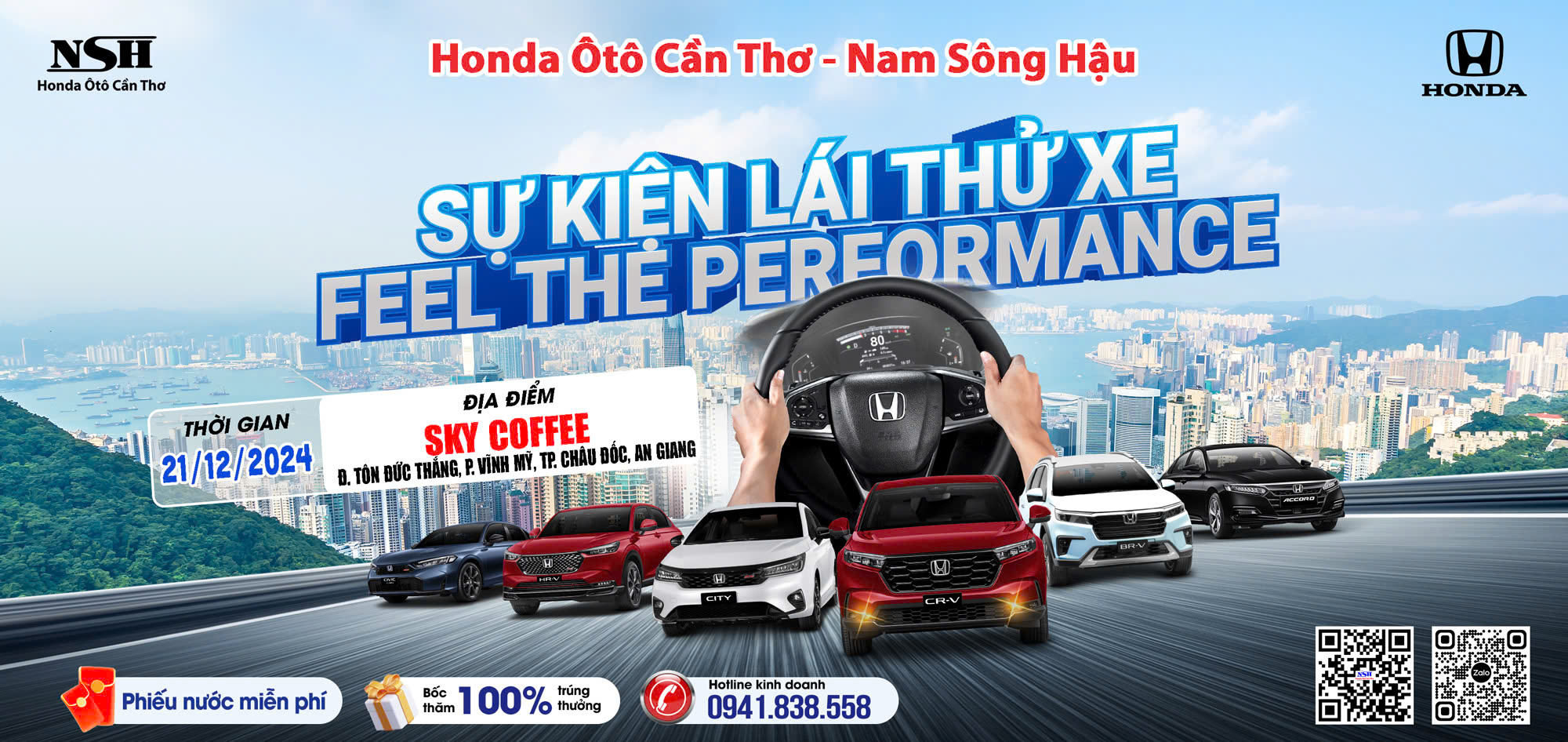 [ SỰ KIỆN SẮP DIỄN RA ] FEEL THE PERFORMANCE : Trải nghiệm cảm giác vận hành vượt trội tại P. Vĩnh Mỹ, Thành Phố Châu Đốc, An Giang [21.12.2024]