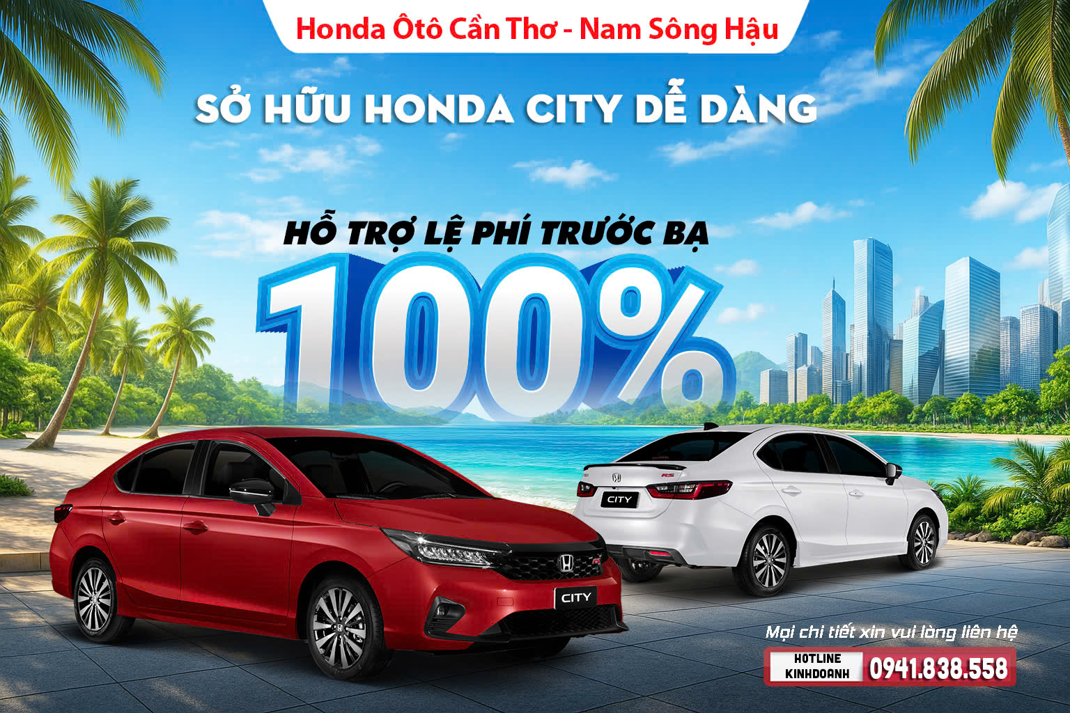 SỞ HỮU HONDA CITY DỄ DÀNG