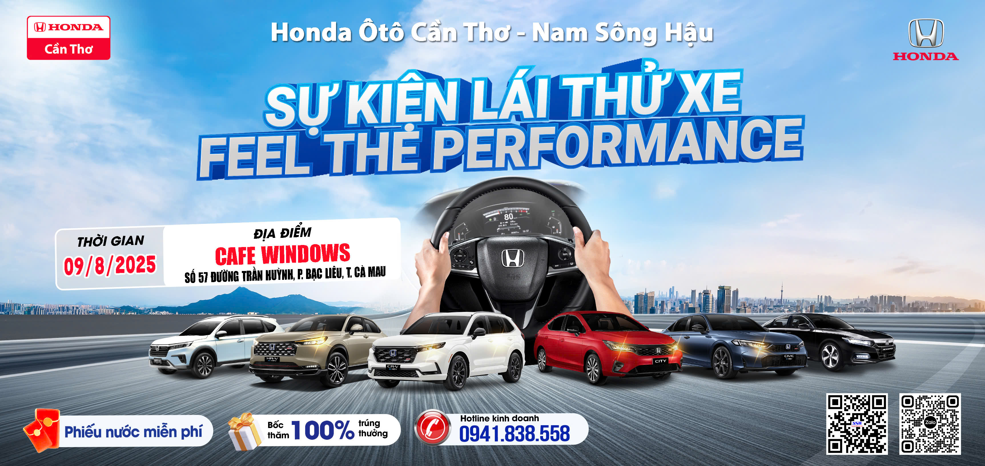 Feel The Performance : Trải nghiệm cảm giác vận hành vượt trội tại Phường Bạc Liêu, T. Cà Mau [09.08.2025]