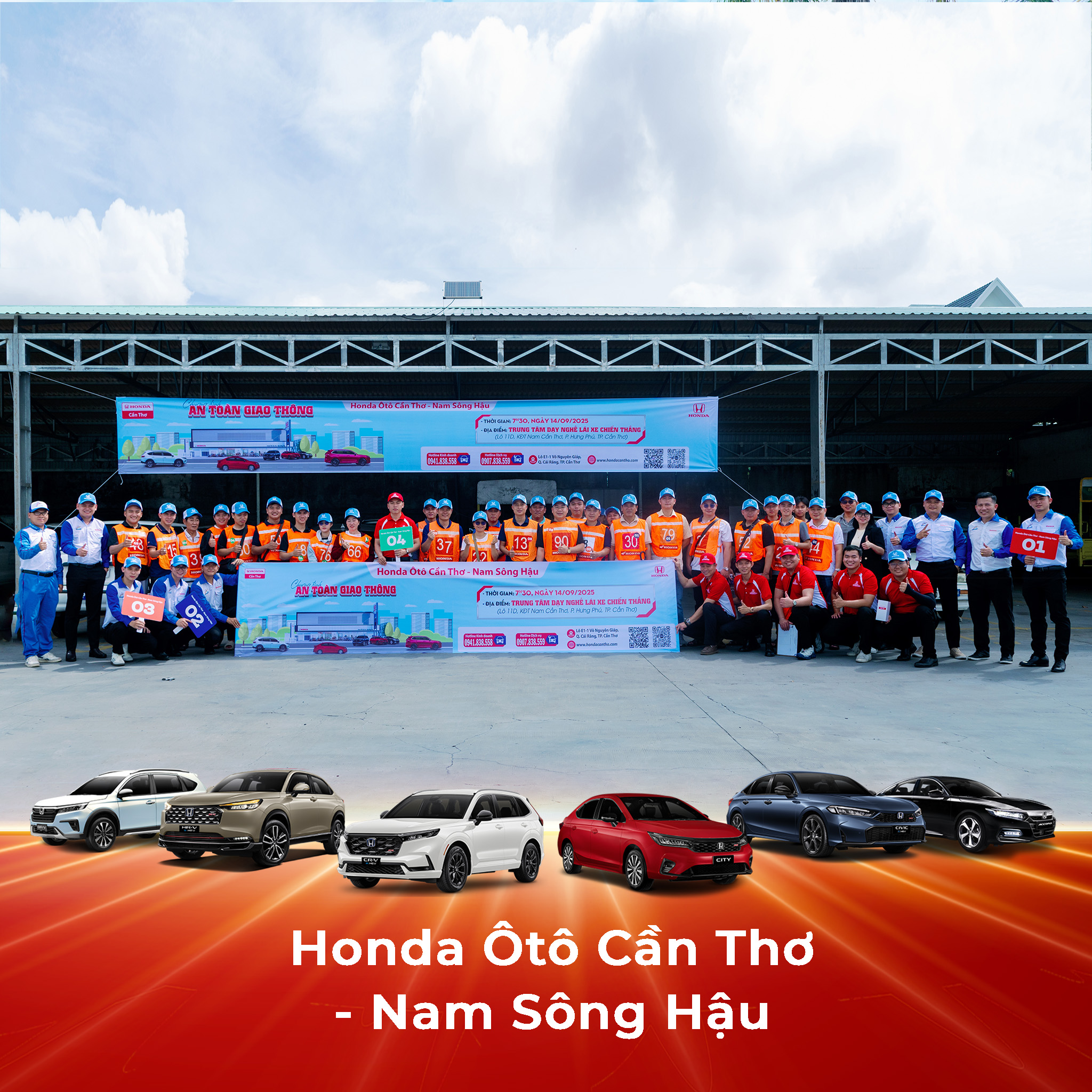Honda Ôtô Cần Thơ – Lan Tỏa Văn Hóa Lái Xe An Toàn Qua Chương Trình “An Toàn Giao Thông”