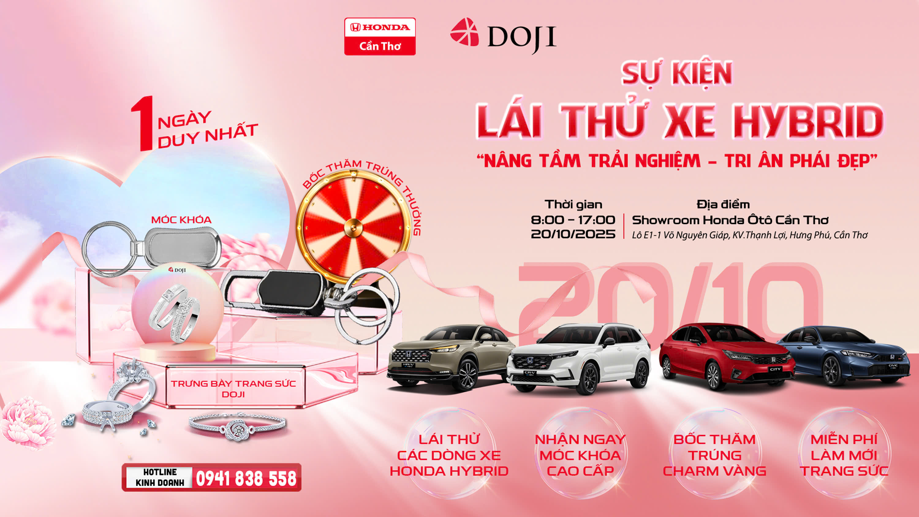 SỰ KIỆN LÁI THỬ XE HYBRID – “NÂNG TẦM TRẢI NGHIỆM, TRI ÂN PHÁI ĐẸP”