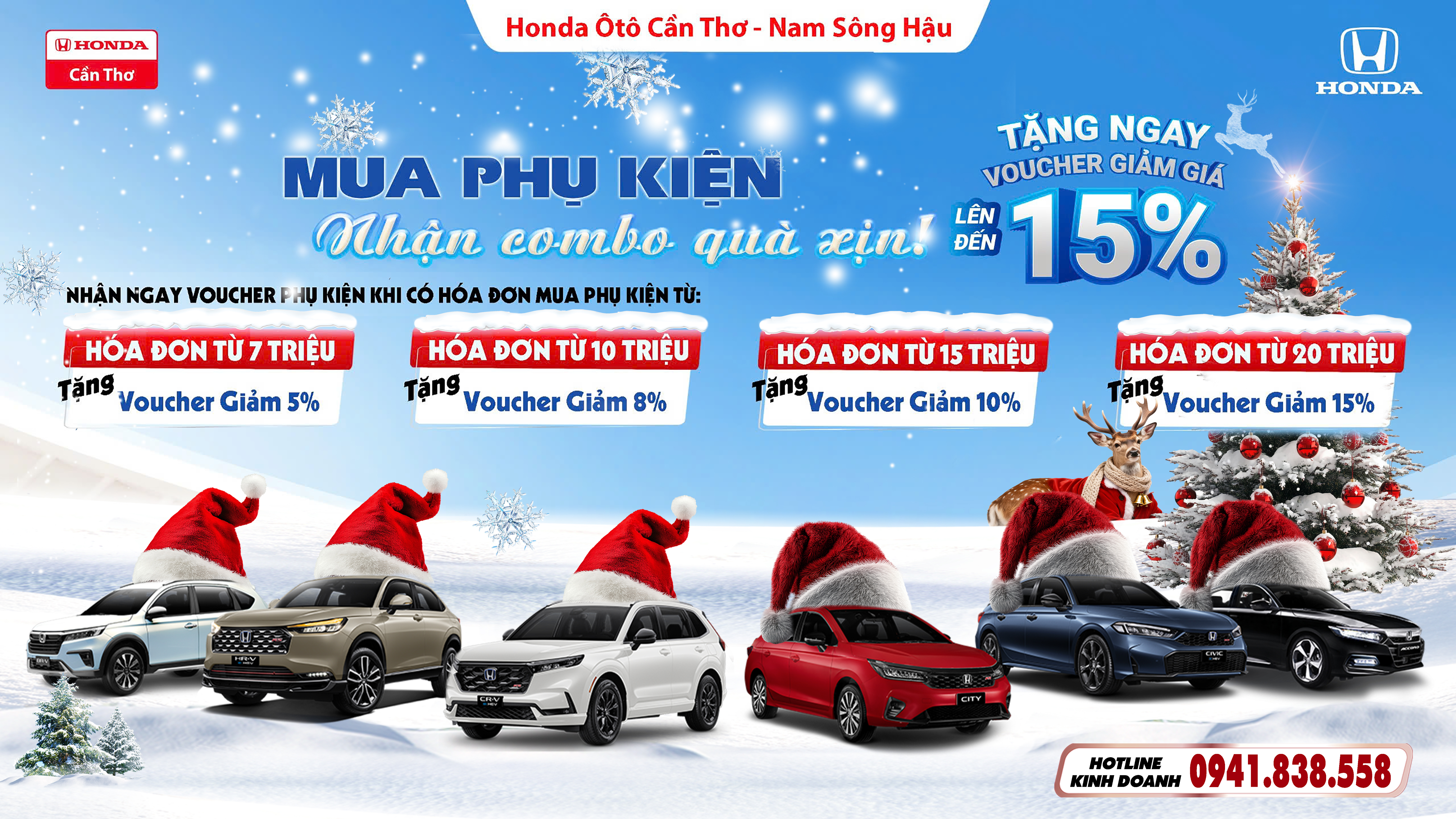 GIÁNG SINH RỘN RÀNG – PHỤ KIỆN CHÍNH HÃNG ƯU ĐÃI NGẬP TRÀN!