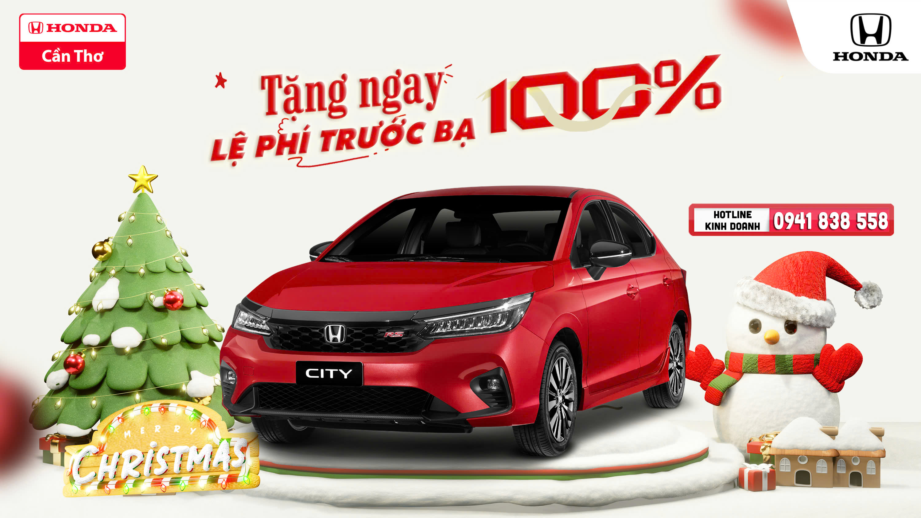 ĐÓN GIÁNG SINH CÙNG HONDA CITY – ƯU ĐÃI VÀNG THÁNG 12