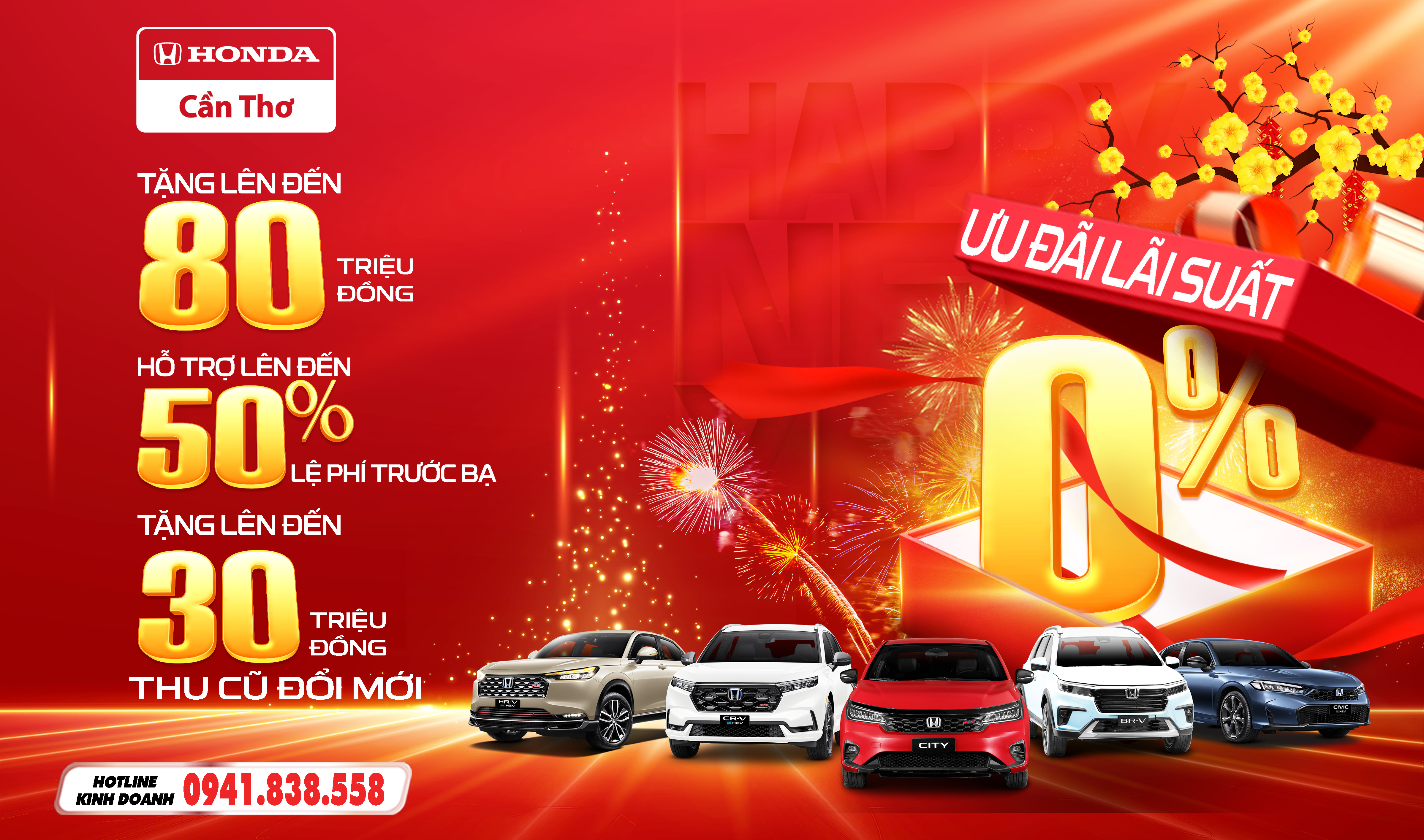 CẬP NHẬT ƯU ĐÃI THÁNG 2/2026 CHỈ CÓ TẠI Honda Ôtô Cần Thơ - Nam Sông Hậu